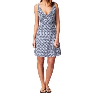 Patagonia Margot Blue & White Sleeveless Dress Size Small Retail $65